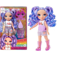 Rainbow High Littles - bambola da 15 cm + animaletto - viola - dai 4 anni in su