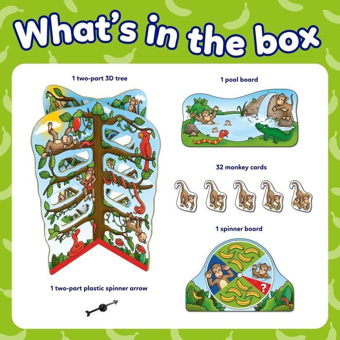 Orchard Toys Cheeky Monkeys è un gioco di fortuna