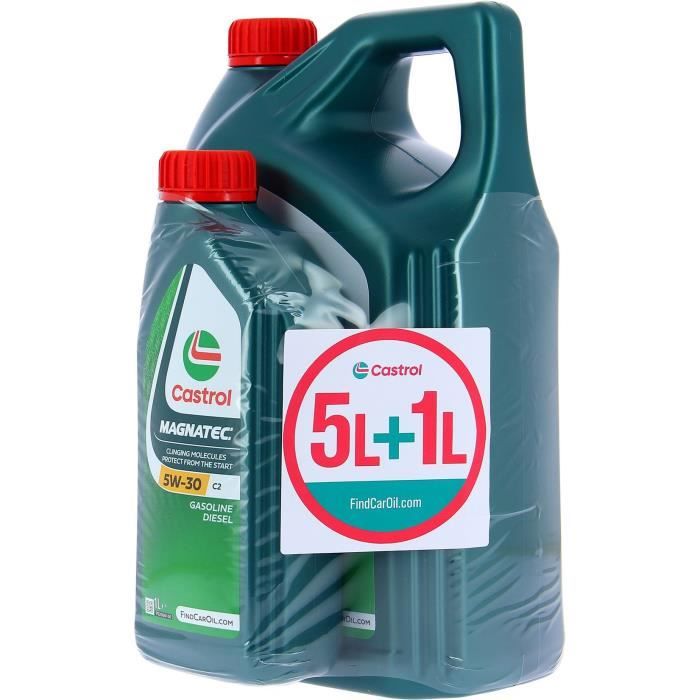 Olio motore - CASTROL MAGNATEC - 5W-30 C2 - 5L+1L - 057166