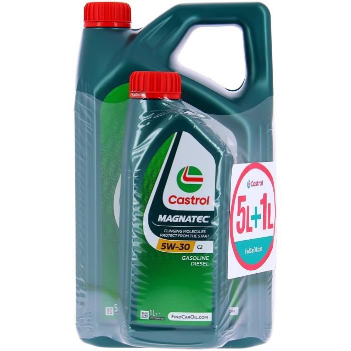 Olio motore - CASTROL MAGNATEC - 5W-30 C2 - 5L+1L - 057166