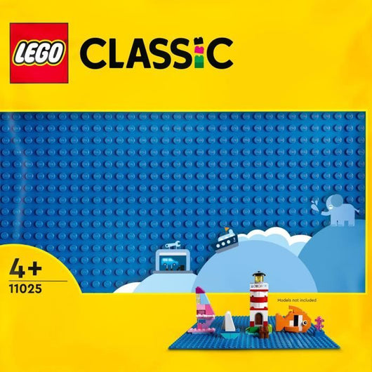 LEGO 11025 Classic La piastra da costruzione blu 32x32, base di base per la costruzione, il montaggio e l'esposizione