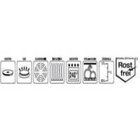 Forno olandese - GSW - RIGO - 24 cm - Induzione - Acciaio inossidabile