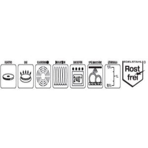 Forno olandese - GSW - RIGO - 24 cm - Induzione - Acciaio inossidabile