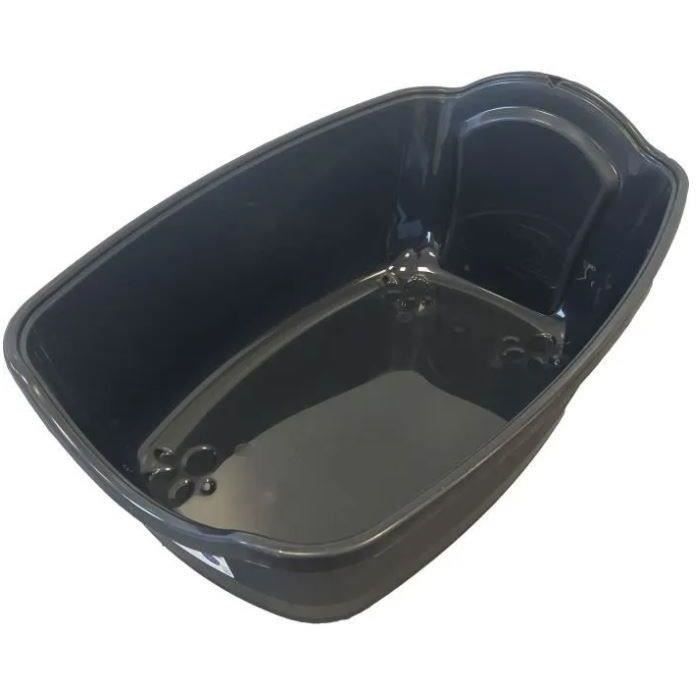 Design per animali domestici Casa igienica samba - 56 x 40 x 39 cm - bianco e nero - per gatti