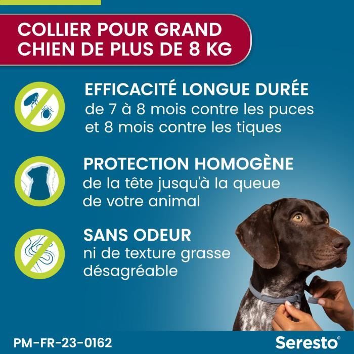 Collare antiparassitario SERESTO - Per cani di grossa taglia