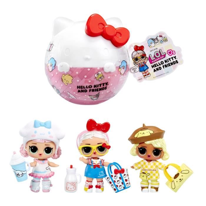 Bambole LOL Surprise Loves Hello Kitty Tots 7,5 cm - Dai 3 anni in su