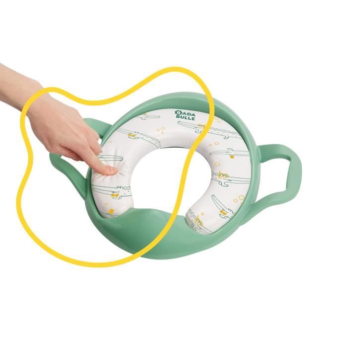 Badabulle Comfort riduttore WC con maniglie, antiscivolo e universale