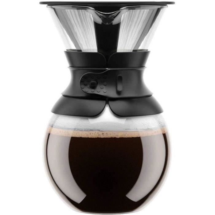 A over - caffettiera bodum, filtro per mesh in acciaio inossidabile permanente, 1,0 L, 8 tazze