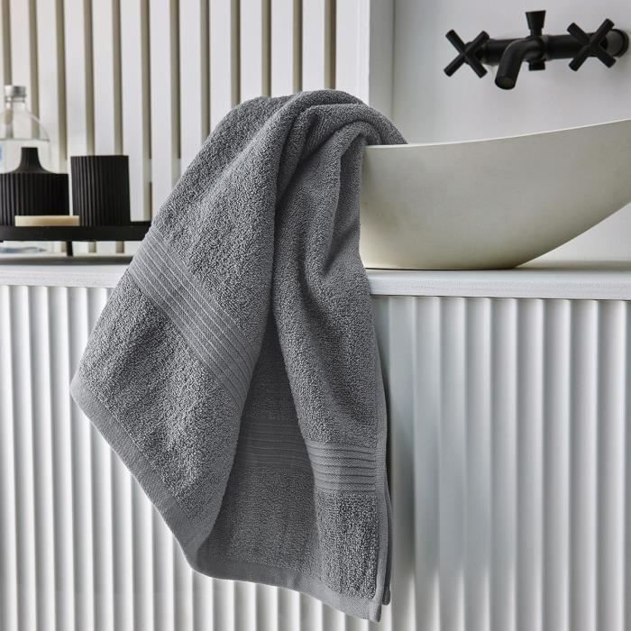 TODAY Essential - Telo bagno 70x130 cm 100% cotone color acciaio
