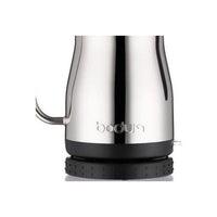 BODUM - BISTRO Bollitore elettrico con beccuccio lungo, 1.200 W, 1,0 l, acciaio inox