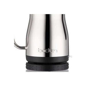 BODUM - BISTRO Bollitore elettrico con beccuccio lungo, 1.200 W, 1,0 l, acciaio inox