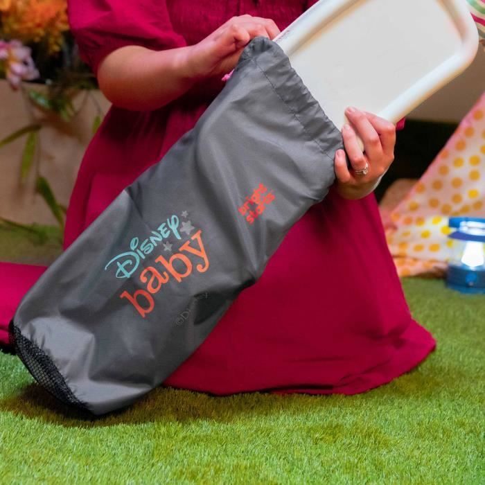 DISNEY BABY rialzo per sedia Minnie Mouse, rialzo Pop 'n Sit, per interni ed esterni, pratico e compatto, chiusura rapida, rosa