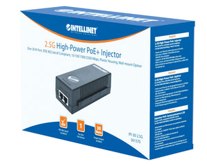 Iniettore PoE+ High Power 2.5G 30W