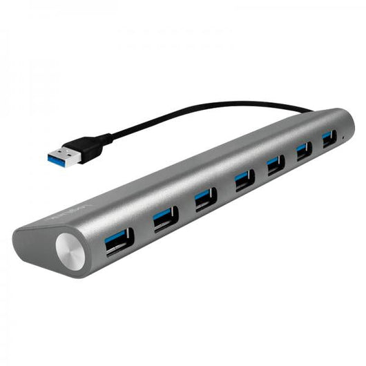 Hub USB 3.2 SuperSpeed 7 porte Alluminio Silver