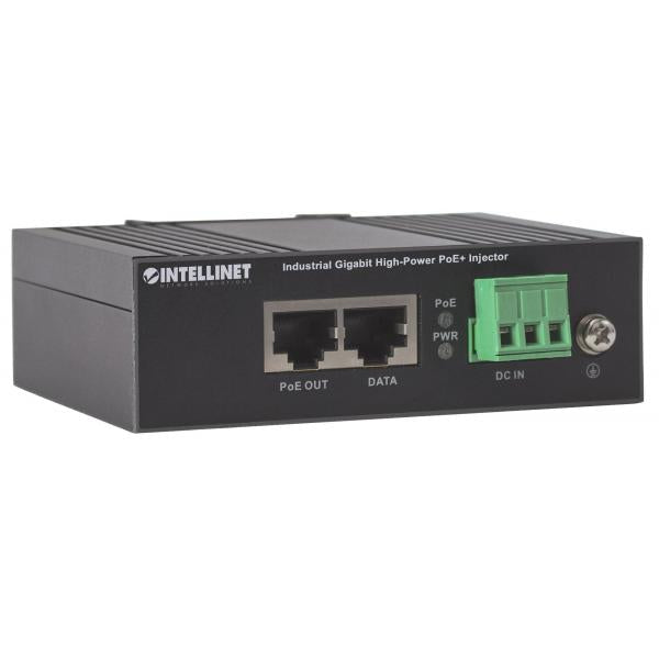 Iniettore Industriale per Guida DIN Gigabit High-Power PoE+ 30W