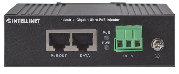 Iniettore Industriale per Guida DIN Gigabit Ultra PoE 60W
