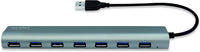 Hub USB 3.2 SuperSpeed 7 porte Alluminio Silver