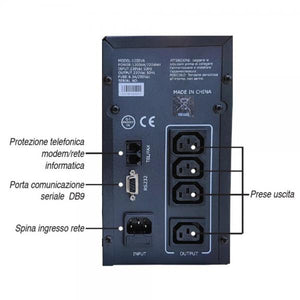 Gruppo di continuità 1200VA 720W Line Interactive