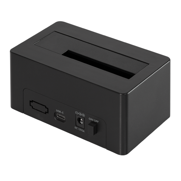 Docking Station USB3.1 Gen2 per HDD/SSD SATA da 2.5''/3.5'' Nero