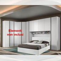 Armadio a ponte Ettore bianco frassino