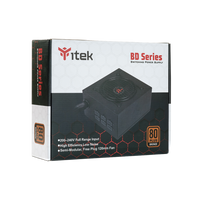 Alimentatore Itek BD700 - 700W Output - Semi-Modulare - Ventola HDB 12cm - 80 Plus EU Bronze - PFC Attivo - ATX