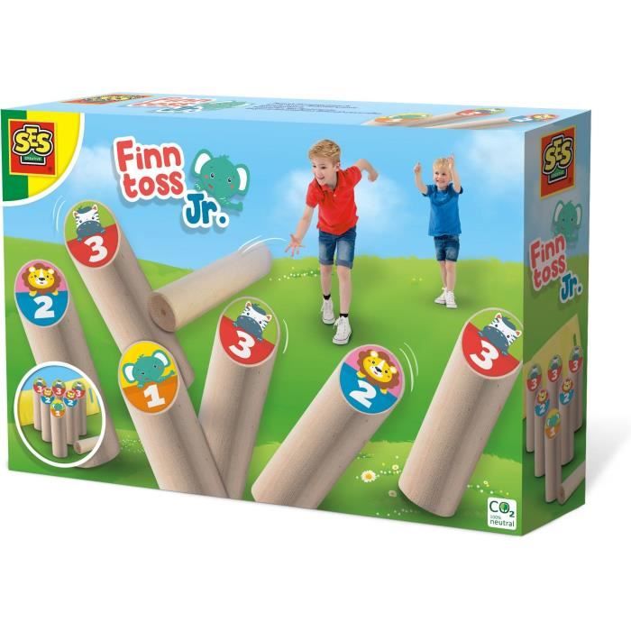 SES CREATIVE - Finntoss Jr. - Gioco di lancio finlandese per ragazzi
