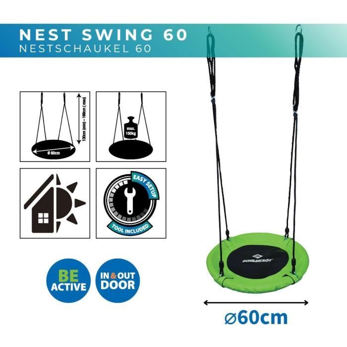 Altalena - SCHILDKRT - Nido di uccello 60 cm