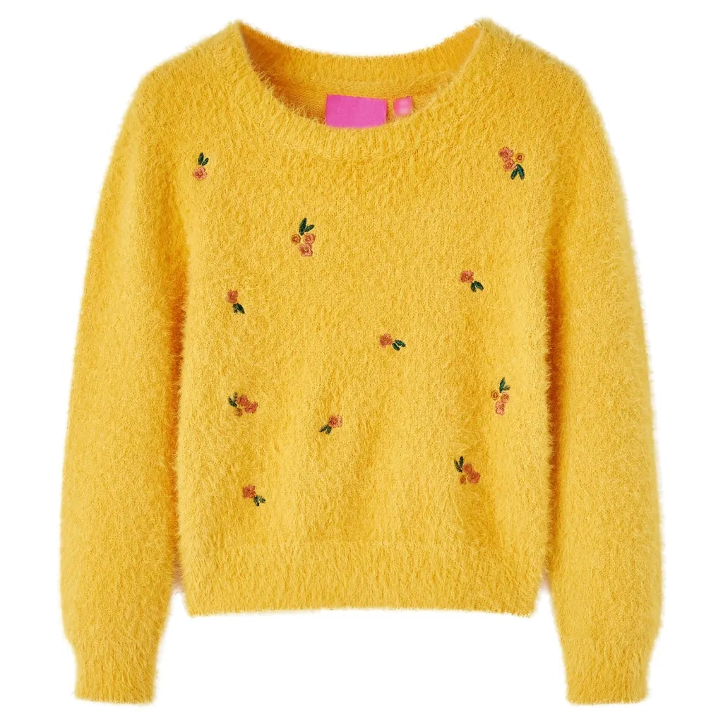 Maglione per Bambini Lavorato a Maglia Ocra 104cod mxl 84263