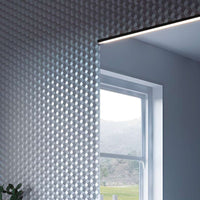 Profilo illuminazione LED Walk bagno 600 mm nero opaco