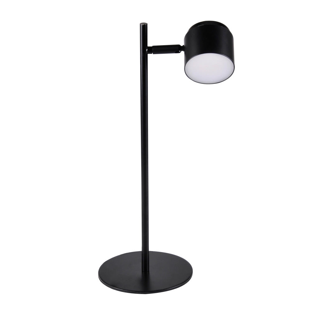 Lampada da scrivania LED nera 3000K 4,2W Kubik Polux