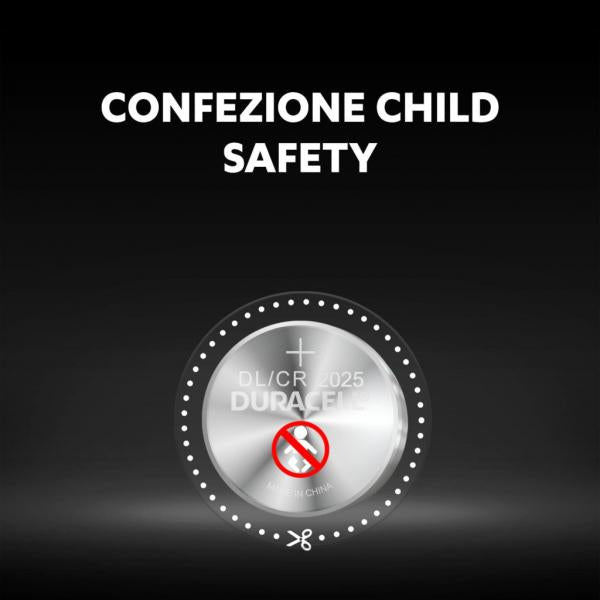 DURACELL CR2025 - BATTERIA A MONETA AL LITIO - master carton da 10 blister