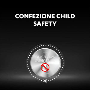 DURACELL CR2025 - BATTERIA A MONETA AL LITIO - master carton da 10 blister