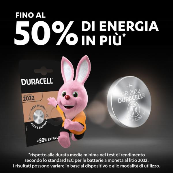 DURACELL CR2032 BLISTER 2 BATTERIE - master carton da 10 blister