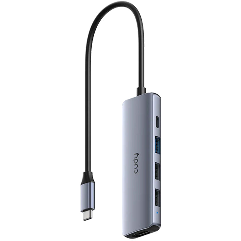 CUDY UH405 - 5-IN-1 USB-C HUB WITH 4K HDMI