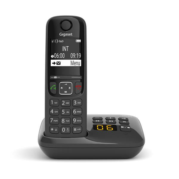 GIGASET AS690A (NERO) - TELEFONO CORDLESS - VIVAVOCE - SEGRETERIA