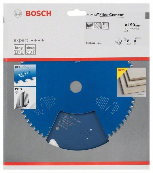 2608644125 - Lama per sega circolare Expert for Fibre Cement 190 x 30 x 2,2 mm, 4