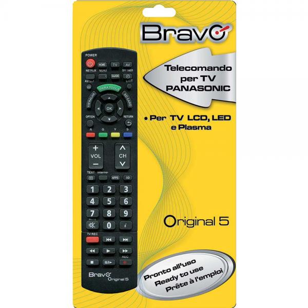 BRAVO ORIGINAL 4 (90202050) - TELECOMANDO COMPATIBILE FEDELMENTE RIPRODOTTO PER TV PHILIPS