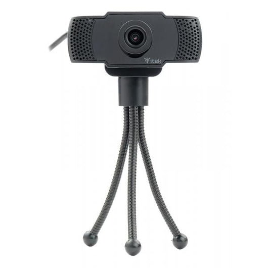 Webcam con Microfono W300 - Full HD- 30FPS- USB- treppiede