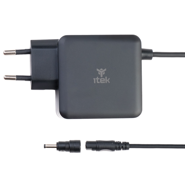 Alimentatore Universale per Notebook - 65W- Tecnologia GaN- Super Slim- 8 connettori