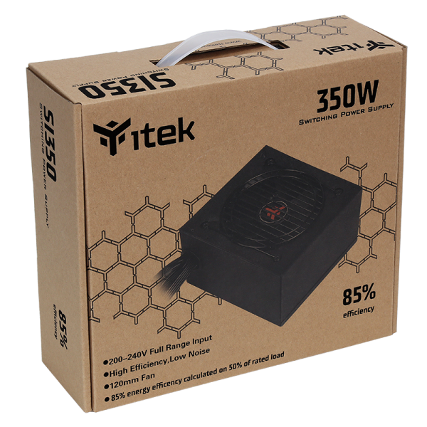 Alimentatore SI350 - 350W- Efficienza 80+- PFC Attivo