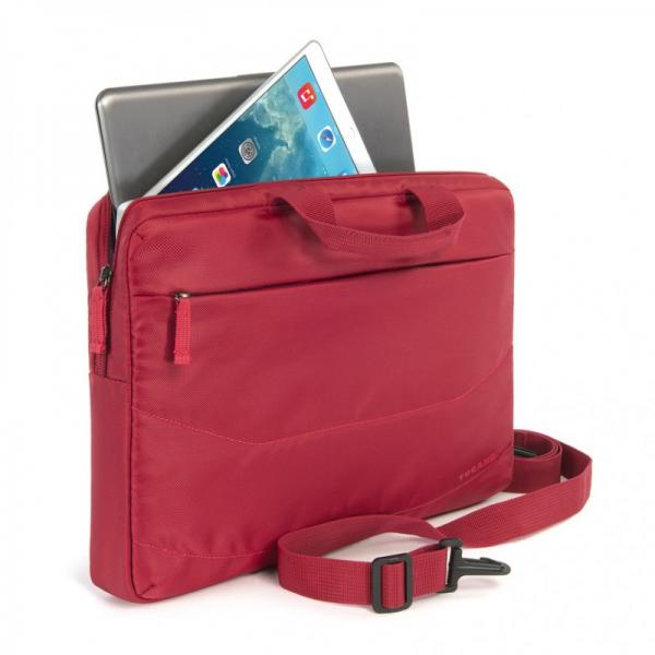 "TUCANO Borsa Borsa idea pc bag 15.6"" rosso + mouse Notebook 15.6"" Nero"