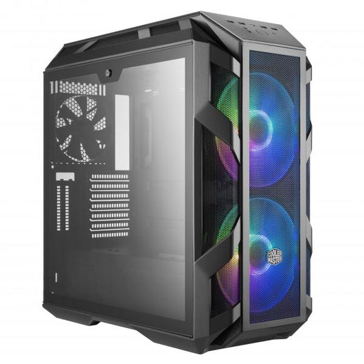 "Case MasterCase H500M- 2USB3-Audio I&O-2x 2.5""/3.5""-2x 2.5""-2x 200mm ARGB Front Fans 140mm Rear Fan-Radiator Supp.-NO PSU"