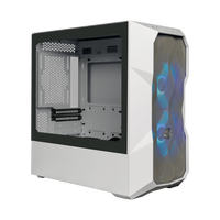 "Case MasterBox TD300 Mesh White- 2USB3.2-2xCombo 2.5""/3.5""-2x2.5""-2x120mm SickleFlow PWM ARGB Front Fans-ARGB/PWM Hub-NO PSU"
