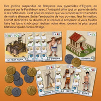 Gioco di società - Asmodee - The Builders: Antiquity - Diventa il primo costruttore del regno