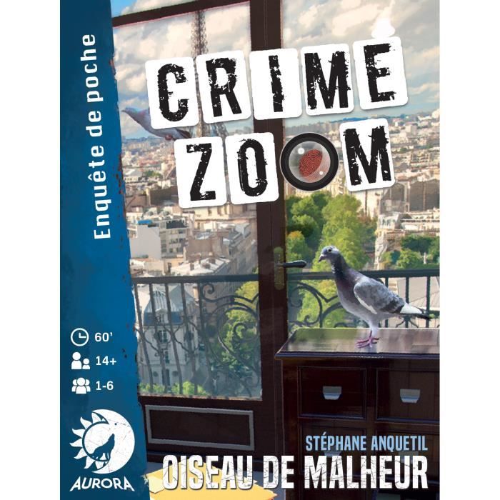 Crime Zoom: Bird of Misfortune - Asmodee - Gioco di investigazione - Età 14 - Da 30 minuti a 1 ora