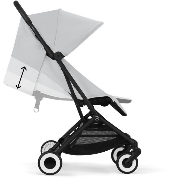 CYBEX - Passeggino ultracompatto e confortevole - ORFEO - 4 ruote - Grigio nebbia