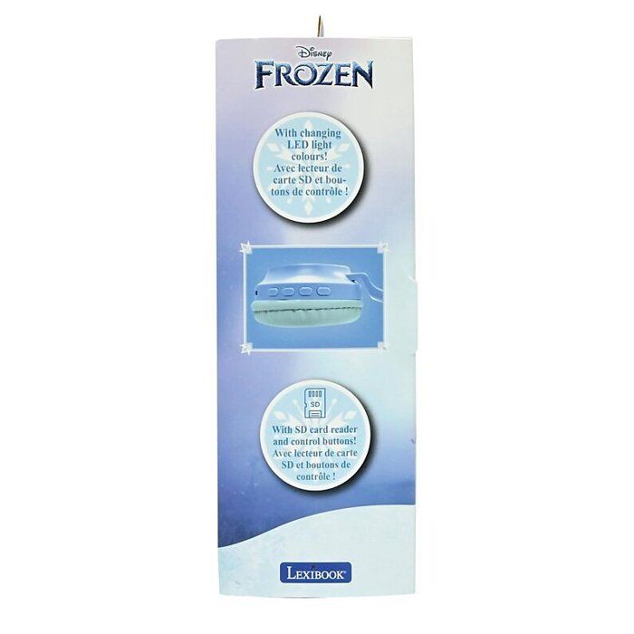 Cuffie Bluetooth pieghevoli e luminose con cavo con il design di una tiara dell'universo di Frozen con limitazione di