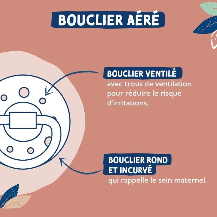 Ciuccio Dodie Gaia +0m in gomma rotonda rosa - Confezione da 2