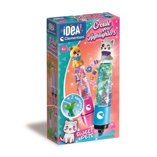 CLEMENTONI - Crea i tuoi fluorescenti - Dolci Animali