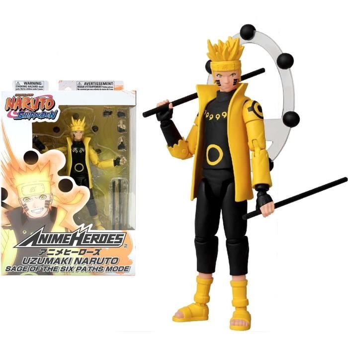 BANDAI - Figura Eroi Anime Naruto - Modalità Saggio Sei Vie